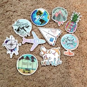 ✈Jet setter sticker pack